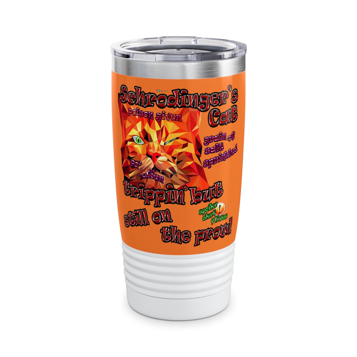 schrodinger's cat - Ringneck Tumbler, 20oz (crusta)