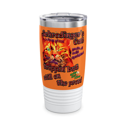 schrodinger's cat - Ringneck Tumbler, 20oz (crusta)