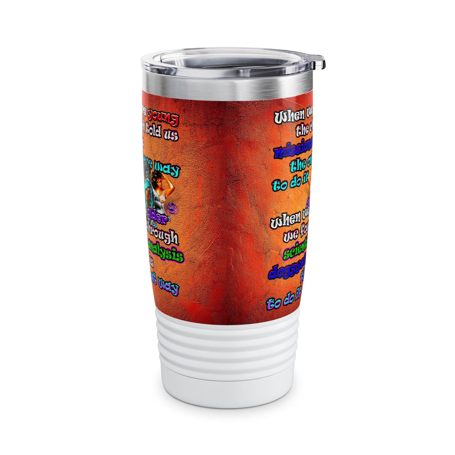 doggystyle - Ringneck Tumbler, 20oz (burnt orange)