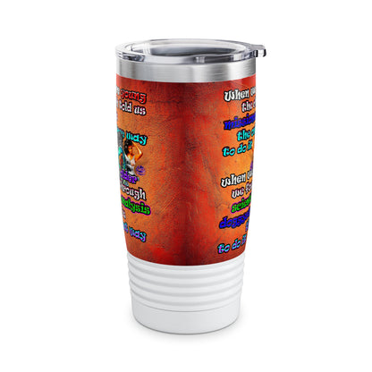 doggystyle - Ringneck Tumbler, 20oz (burnt orange)