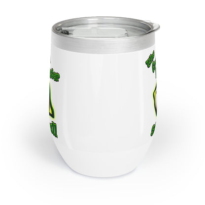 green monster - Chill Wine Tumbler (white)