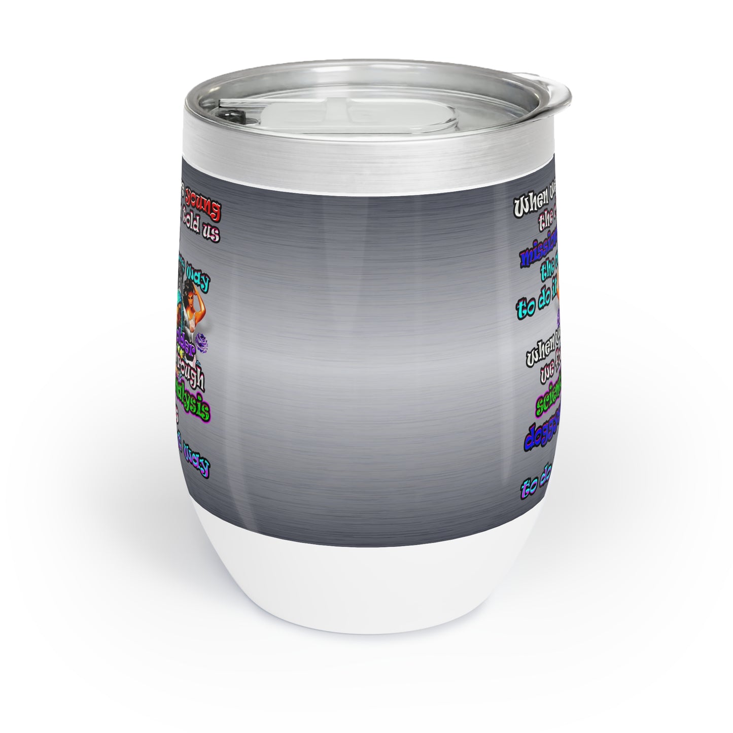 doggystyle - Chill Wine Tumbler (brushed nickel)