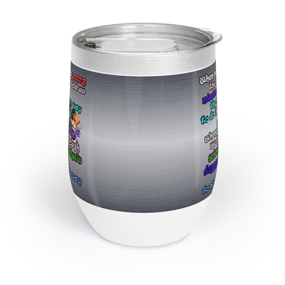 doggystyle - Chill Wine Tumbler (brushed nickel)