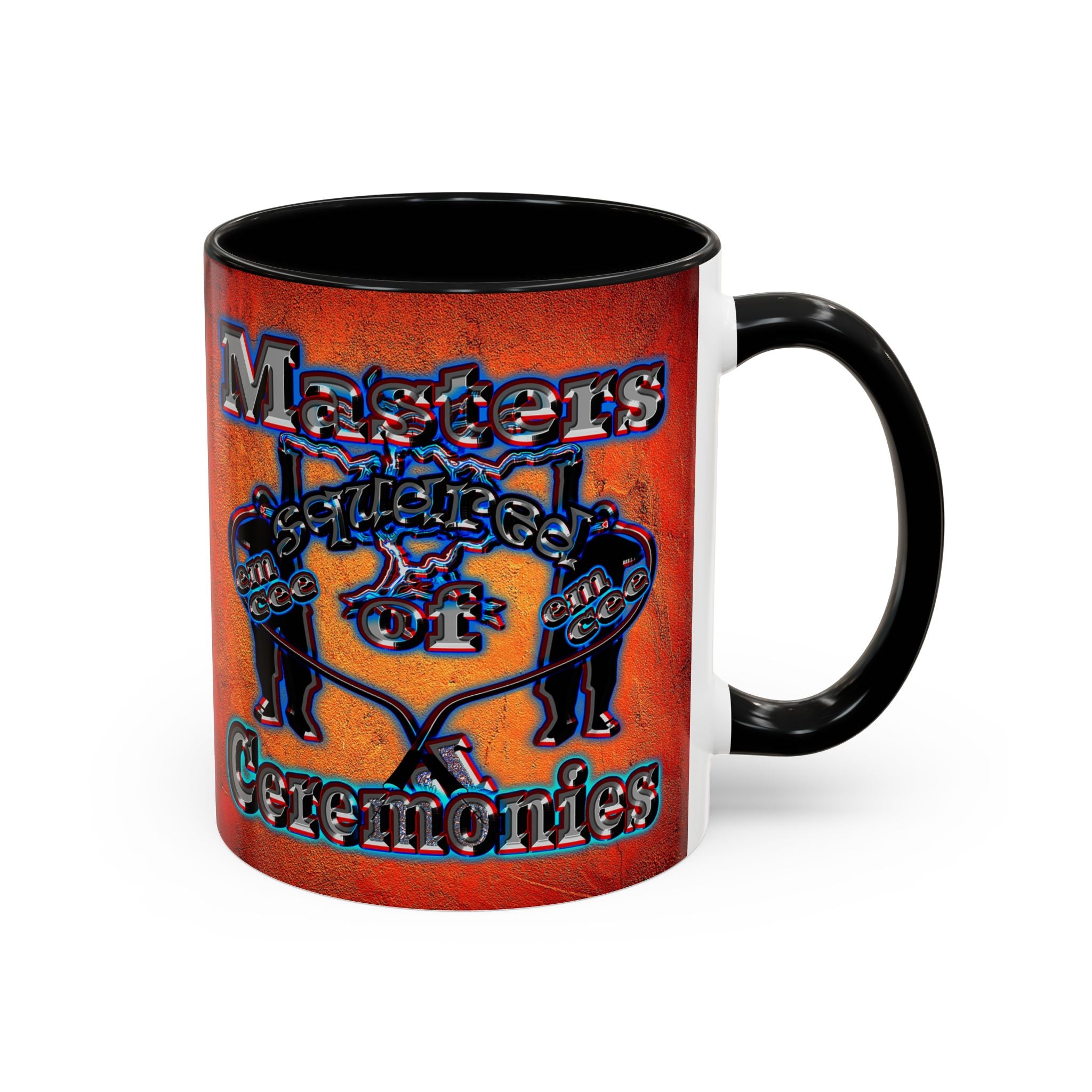 em cee squared - Accent Mug (burnt orange)