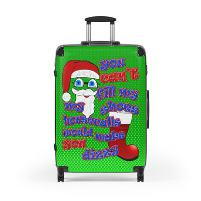 santa's shoes - Suitcase (logo green)