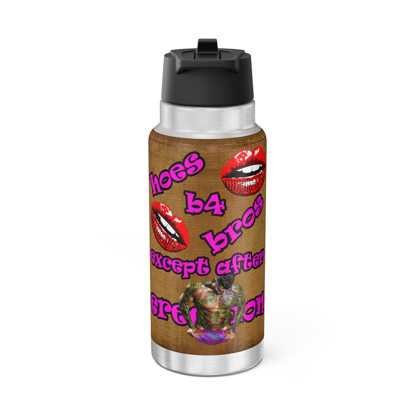 hoes b4 bros - Gator Tumbler, 32oz  (brown papyrus)