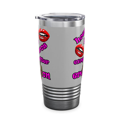 hoes b4 bros - Ringneck Tumbler, 20oz (light grey)