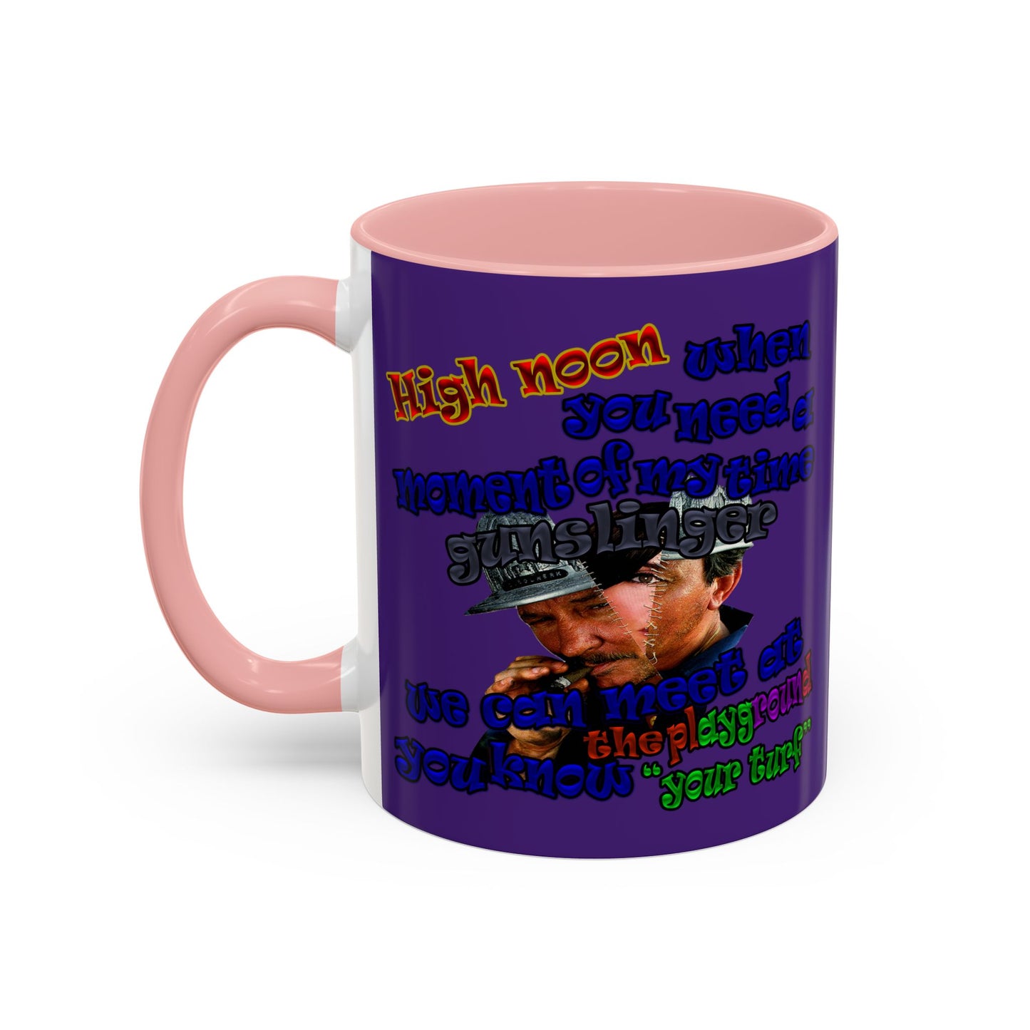 high noon - Accent Mug (purple)
