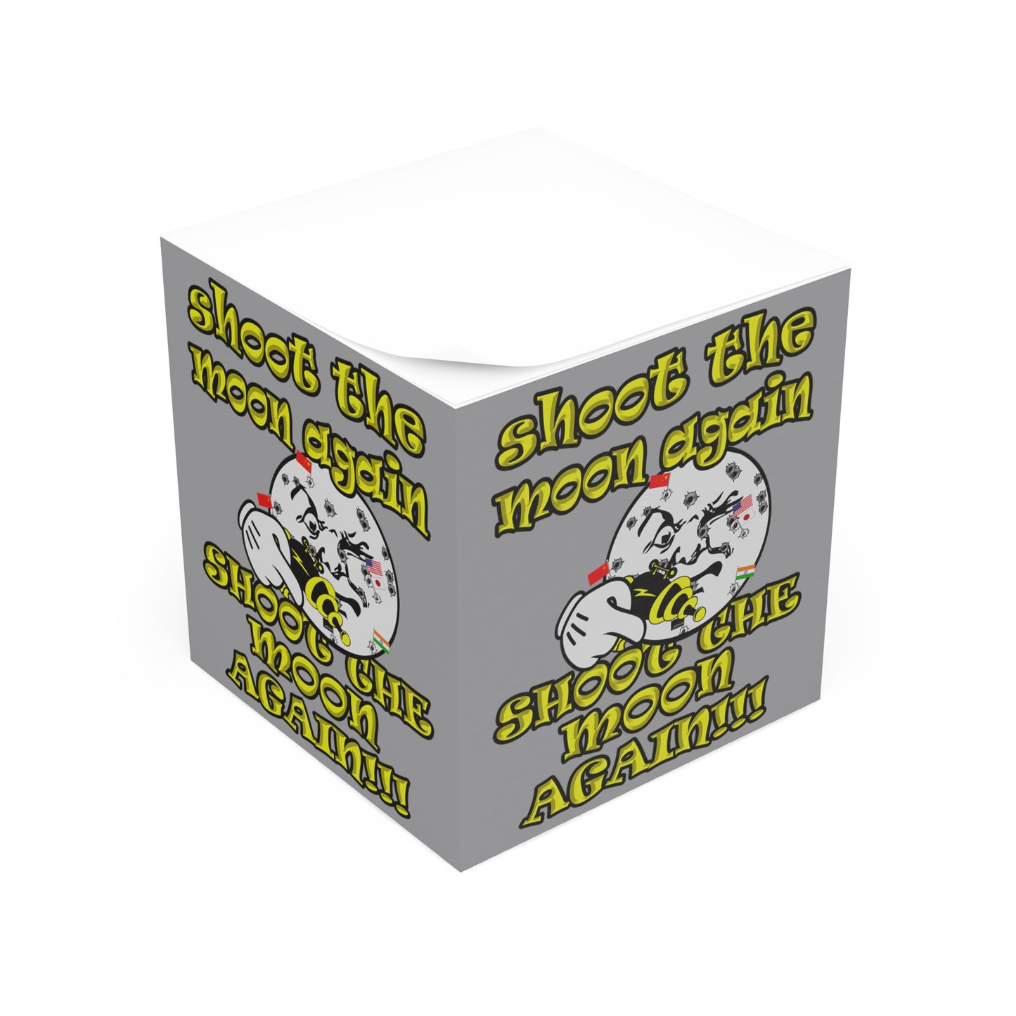 shoot the moon again - note cube (grey)