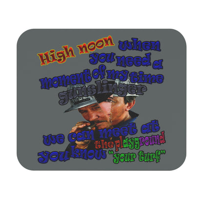 high noon - Mouse Pad (Rectangle) (dark grey)