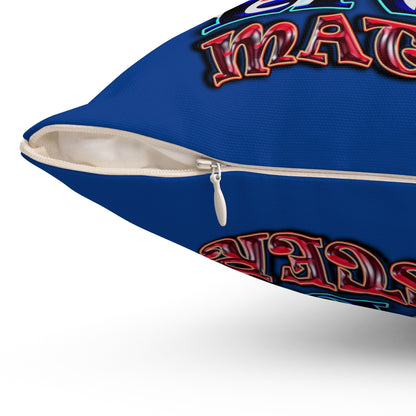 rw&b lives matter - Spun Polyester Square Pillow - (dark blue)