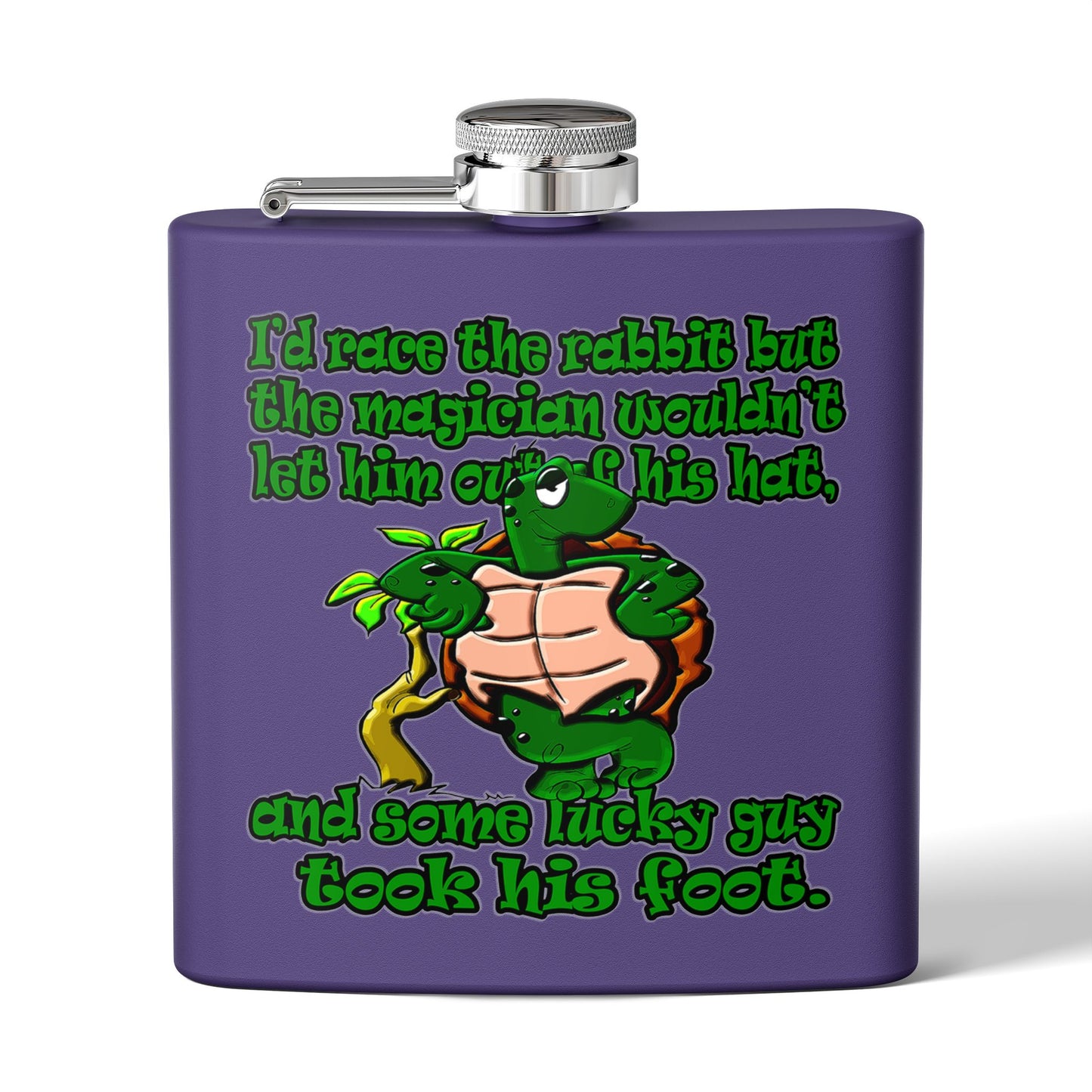 turtle race - Stainless Steel Flask