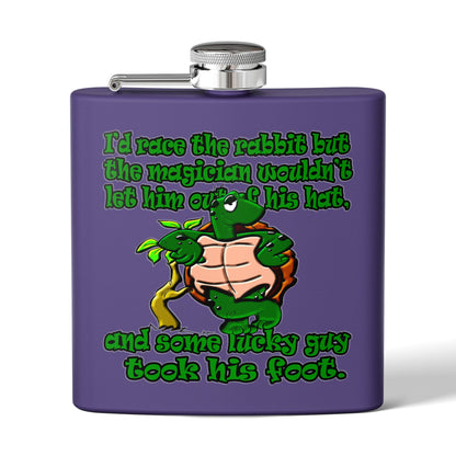 turtle race - Stainless Steel Flask