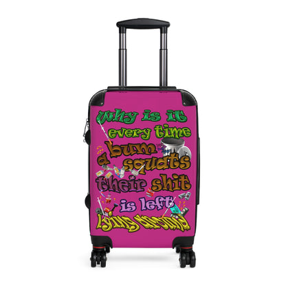 the bum's shit - Suitcase (pink)