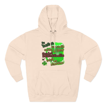celtics logo - Three-Panel Fleece Hoodie