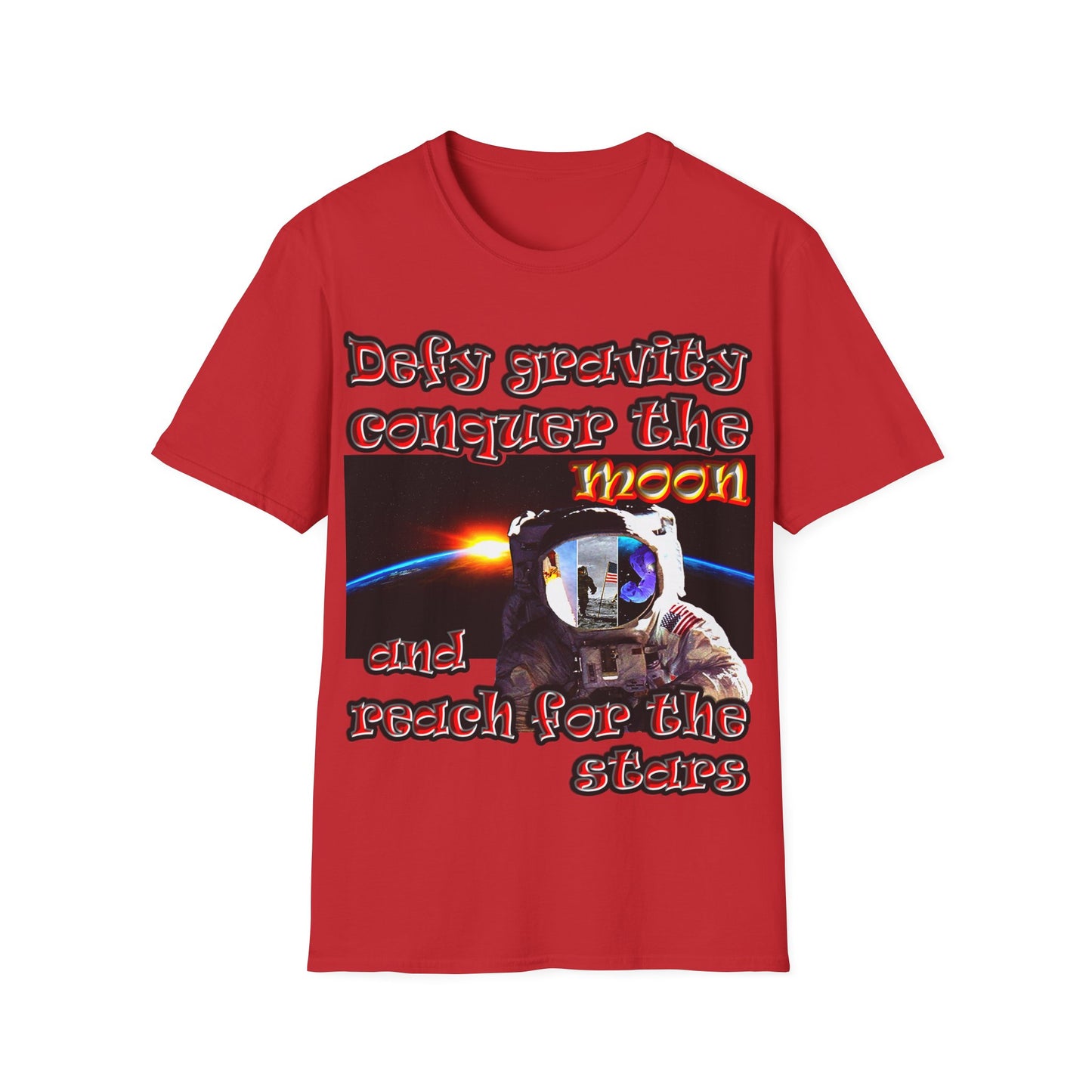 defy conquer reach - Unisex Softstyle T-Shirt