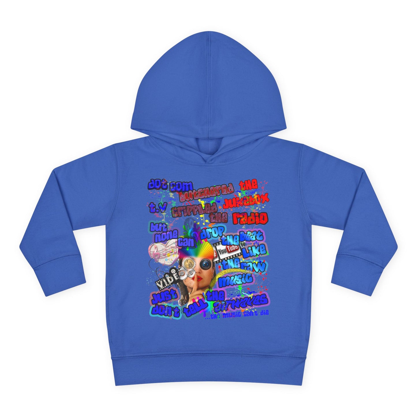 drop the beat - Toddler Pullover Fleece Hoodie