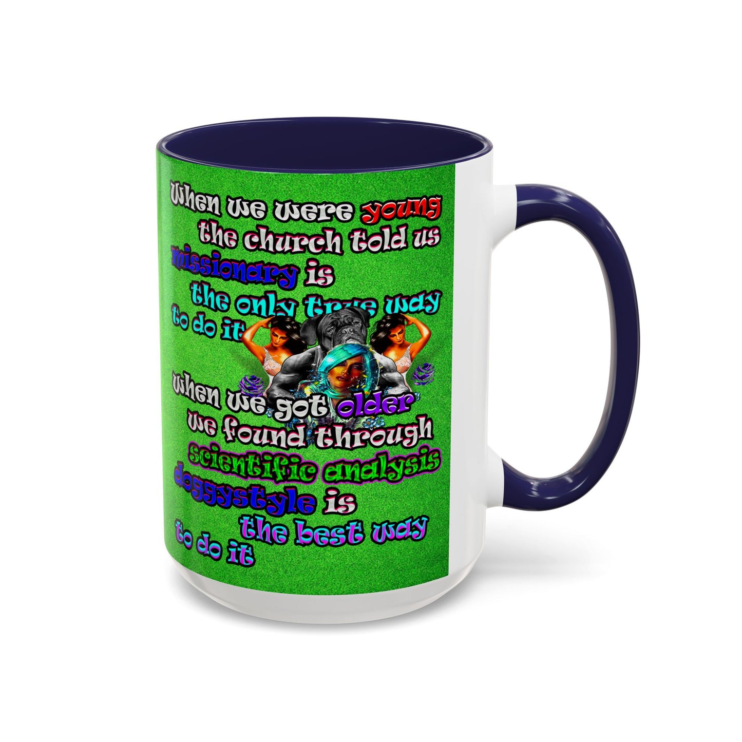 doggystyle - Accent Mug (green turf)