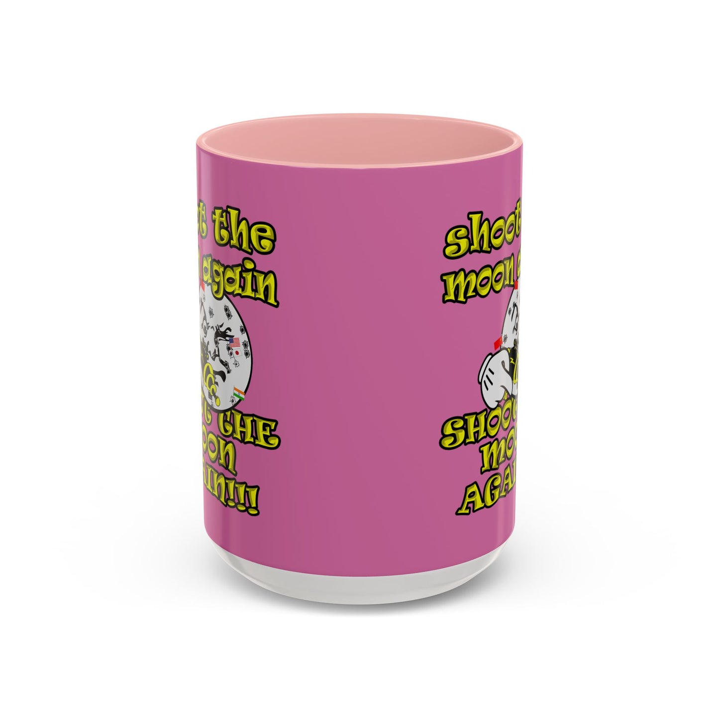 shoot the moon again - Accent Mug (light pink)