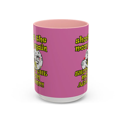 shoot the moon again - Accent Mug (light pink)