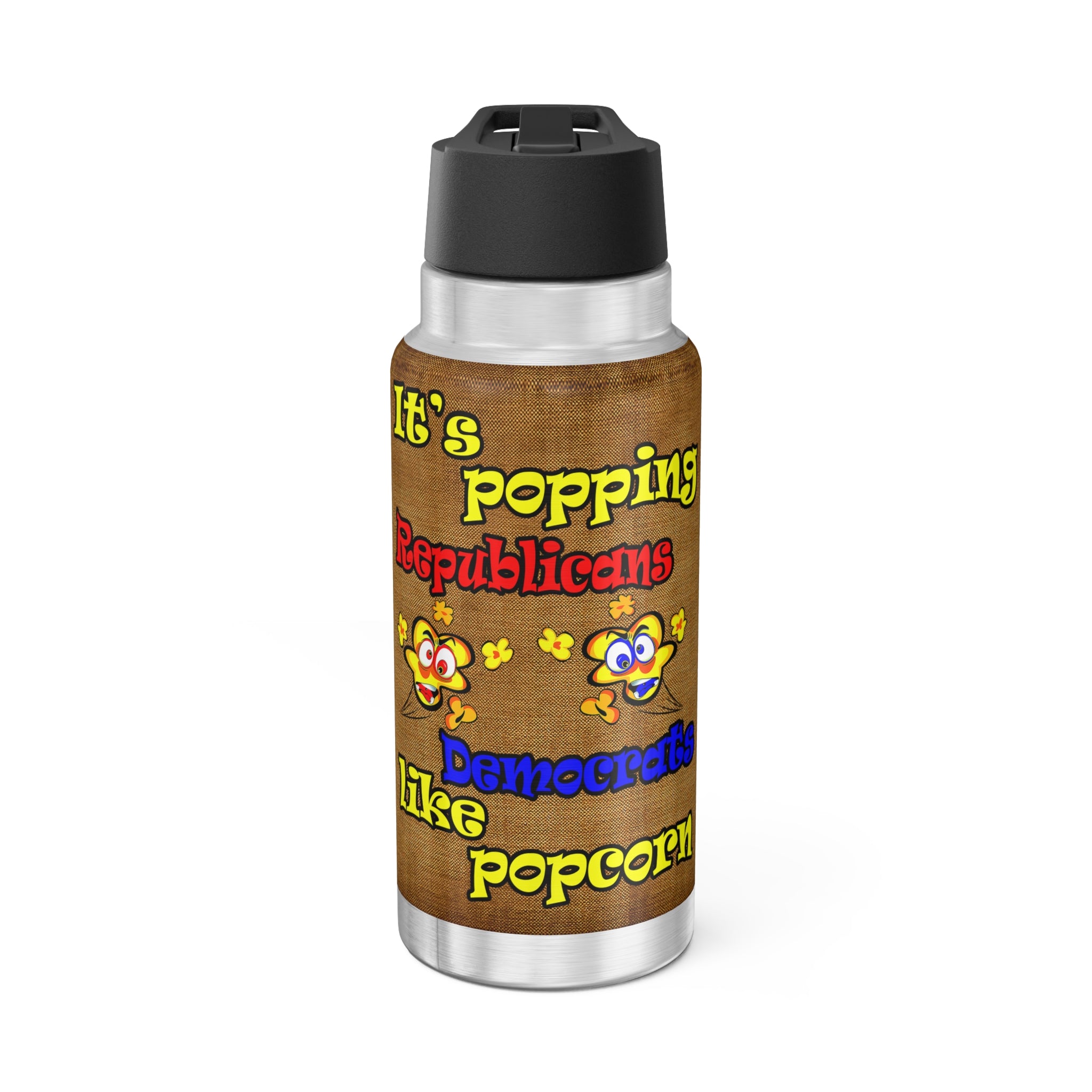 popping like popcorn - Gator Tumbler, 32oz  (brown papyrus)
