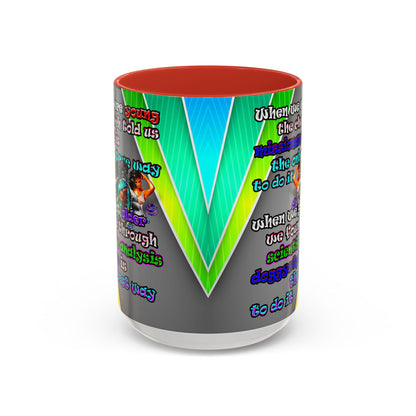 doggystyle - Accent Mug (rainbow split)