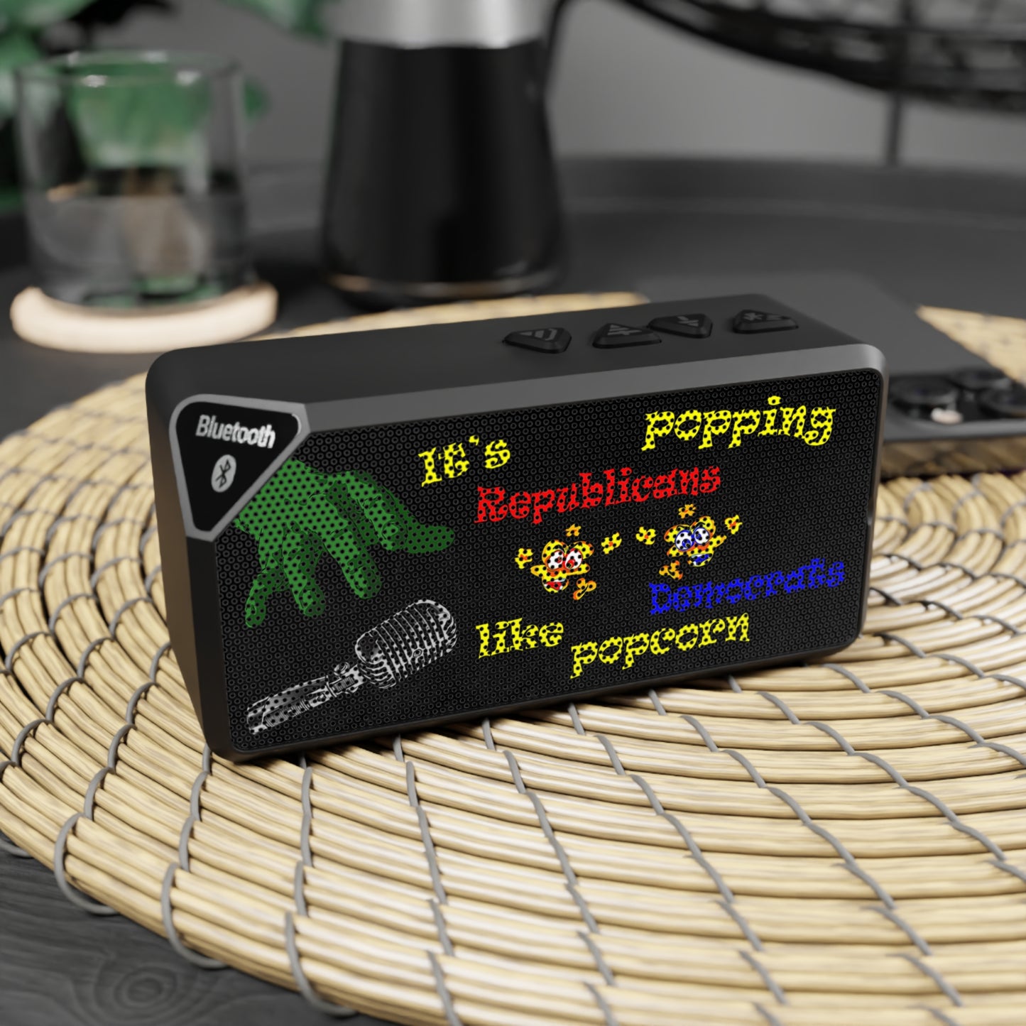popping like popcorn - Jabba Bluetooth Speaker (black)