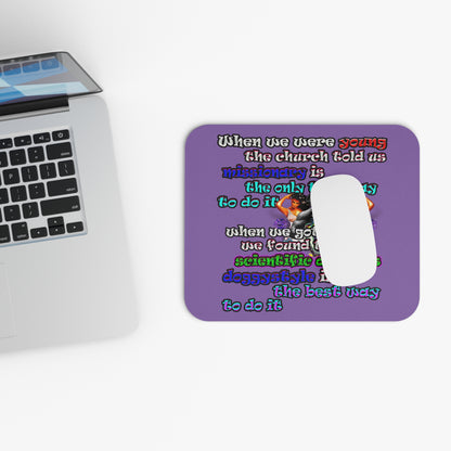 doggystyle - Mouse Pad (Rectangle) (light purple)