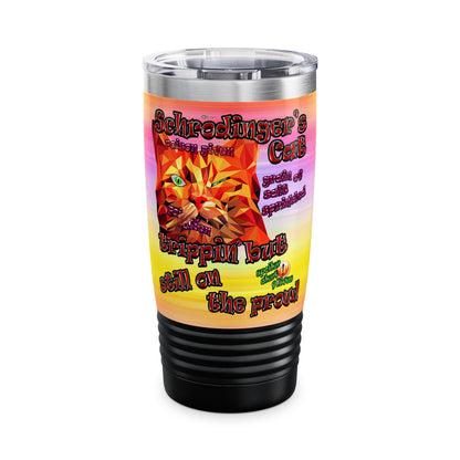 schrodinger's cat - Ringneck Tumbler, 20oz (color blur)