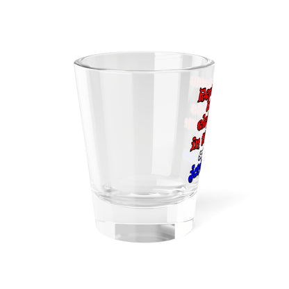donkeys and elephants - Shot Glass