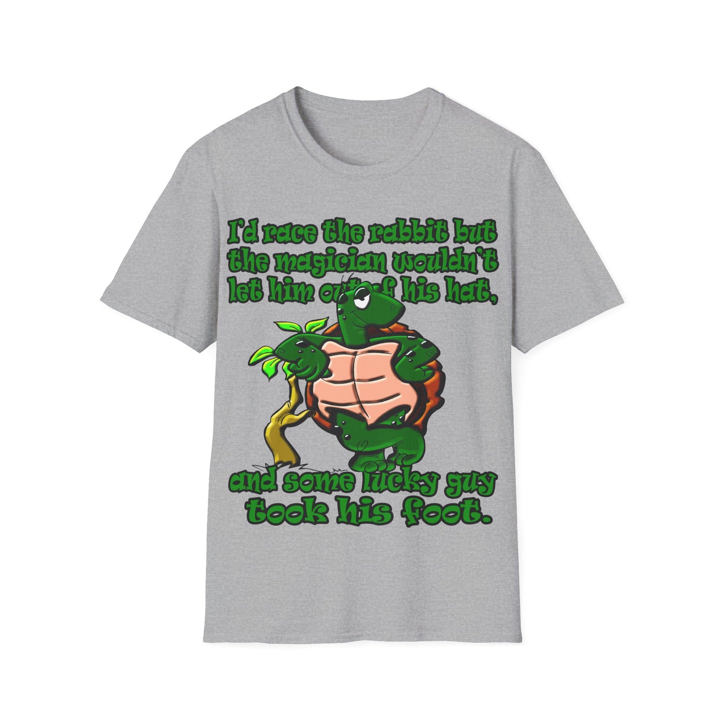 turtle race - Unisex Softstyle T-Shirt
