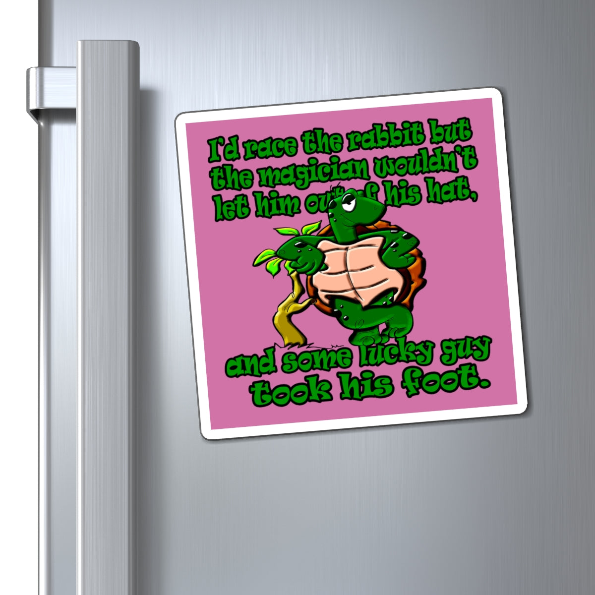 turtle race - Magnets - (light pink)