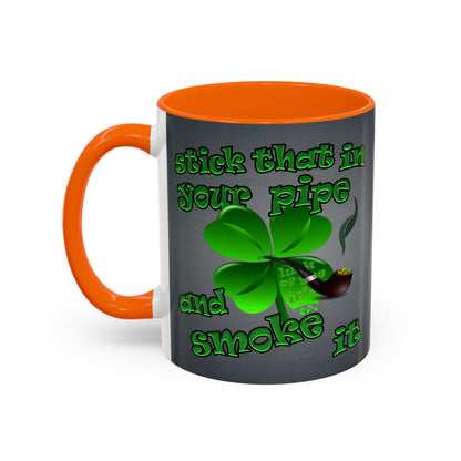 celtics logo - Accent Mug (grey-light grey)