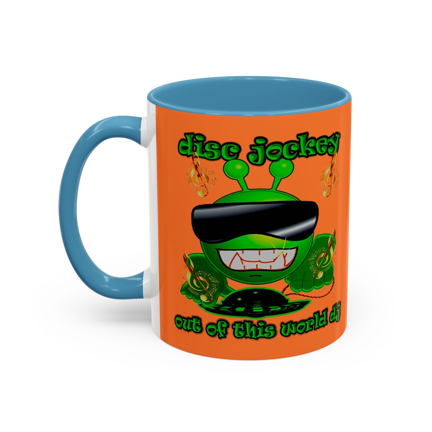 disc jockey - Accent Mug (crusta)