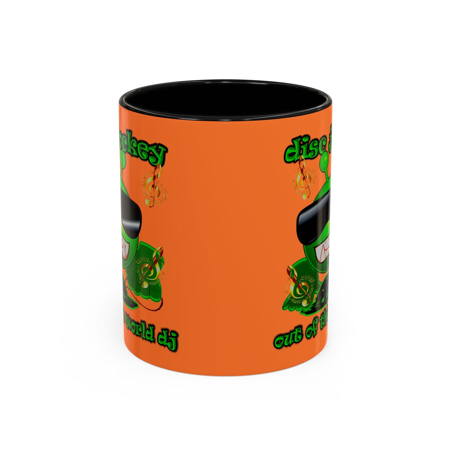 disc jockey - Accent Mug (crusta)