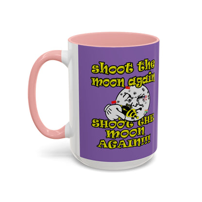 shoot the moon again - Accent Mug (light purple)