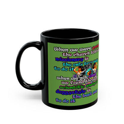 doggystyle - Black Mug (green)