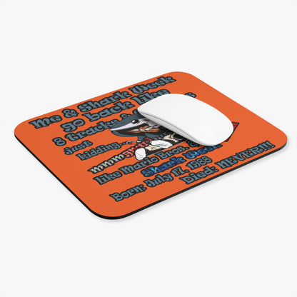 shark week - Mouse Pad (Rectangle) - (orange)