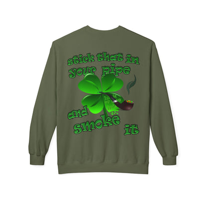 celtics logo - Unisex Midweight Softstyle Fleece Crewneck Sweatshirt