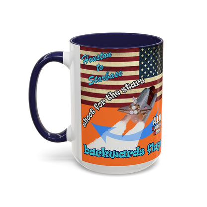 shoot for the stars - Accent Mug (crusta)