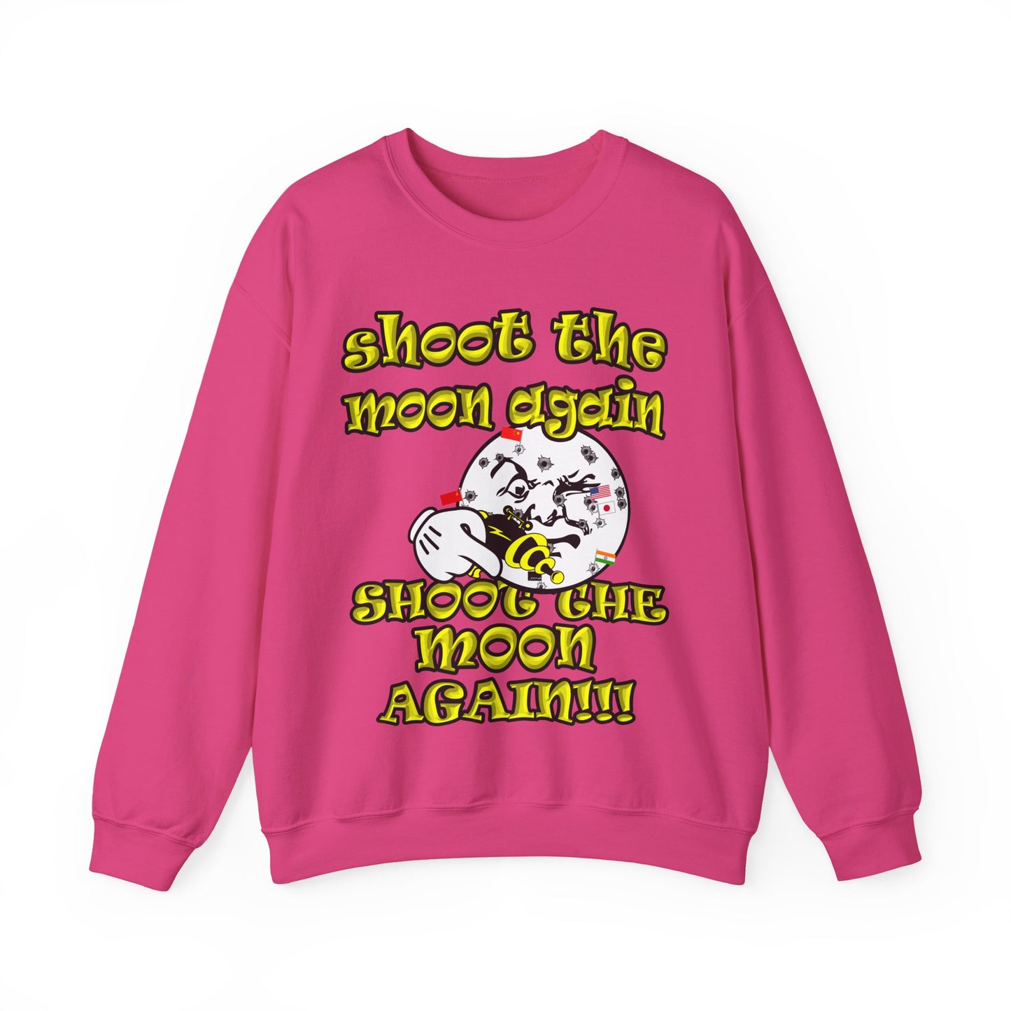 shoot the moon again - Unisex Heavy Blend™ Crewneck Sweatshirt