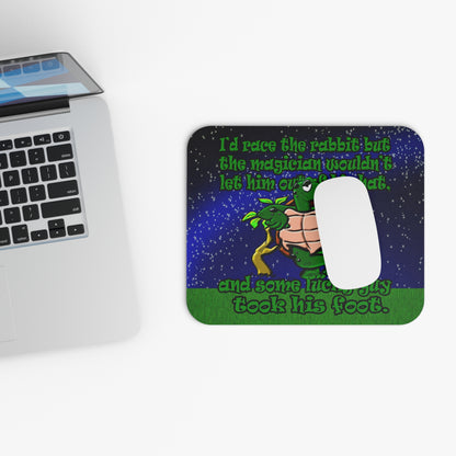 turtle race - Mouse Pad (Rectangle) ('snoops' background)
