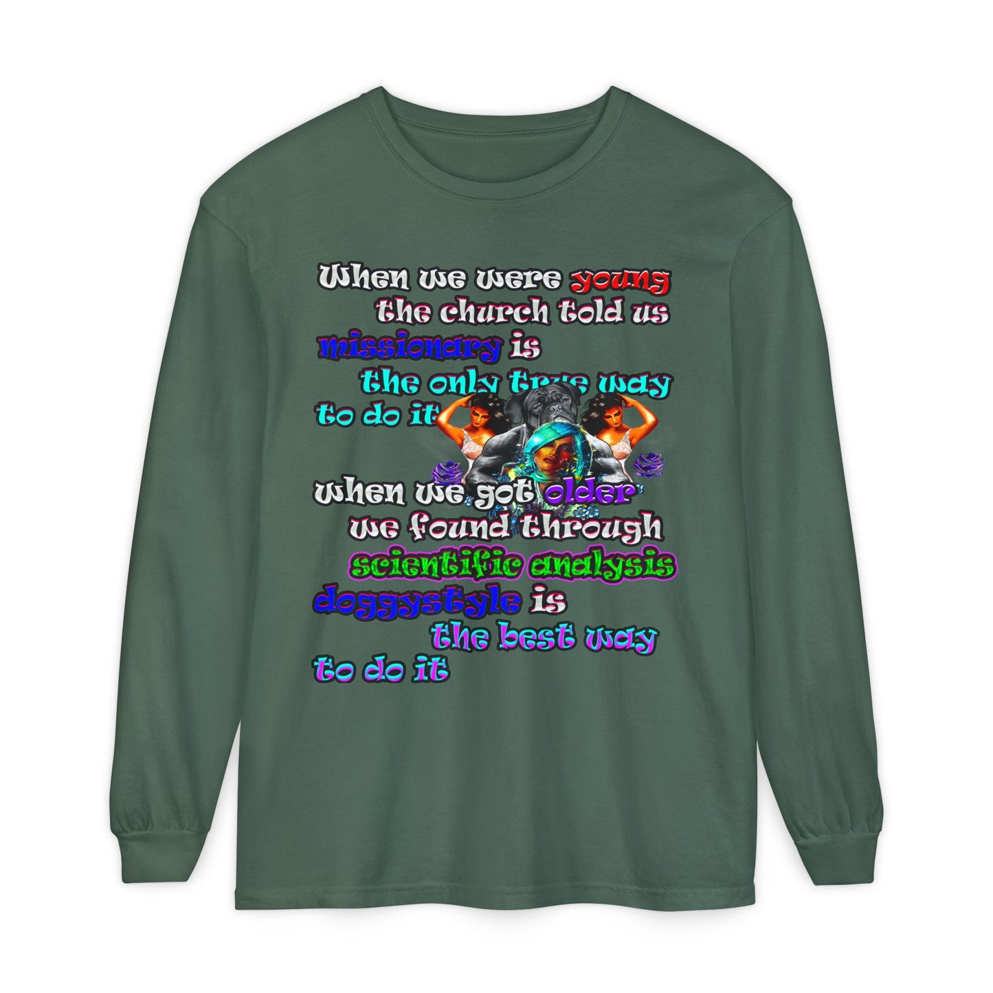 doggystyle - Unisex Garment-dyed Long Sleeve T-Shirt