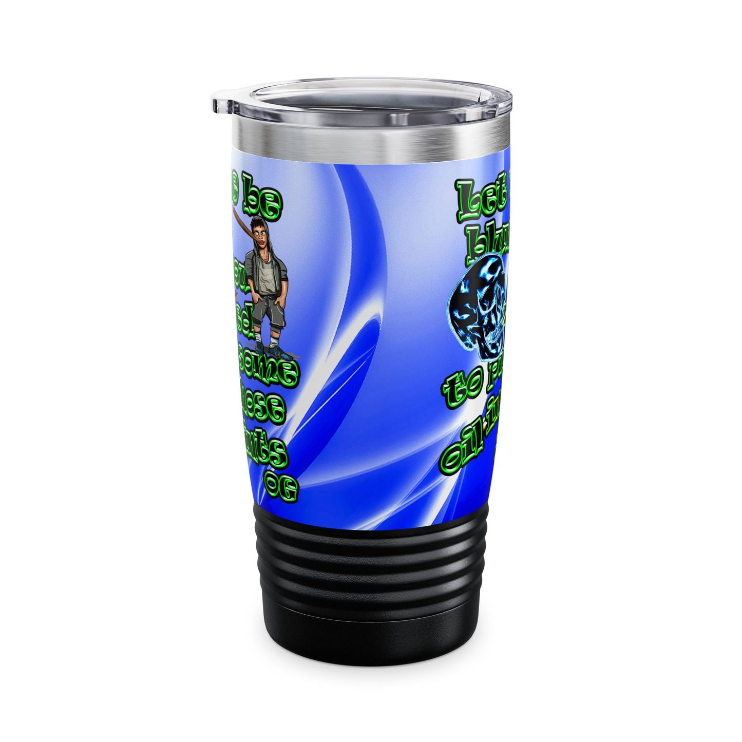 og - Ringneck Tumbler, 20oz (blue-white wave)