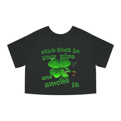 celtics logo - Champion Women's Heritage Cropped T-Shirt