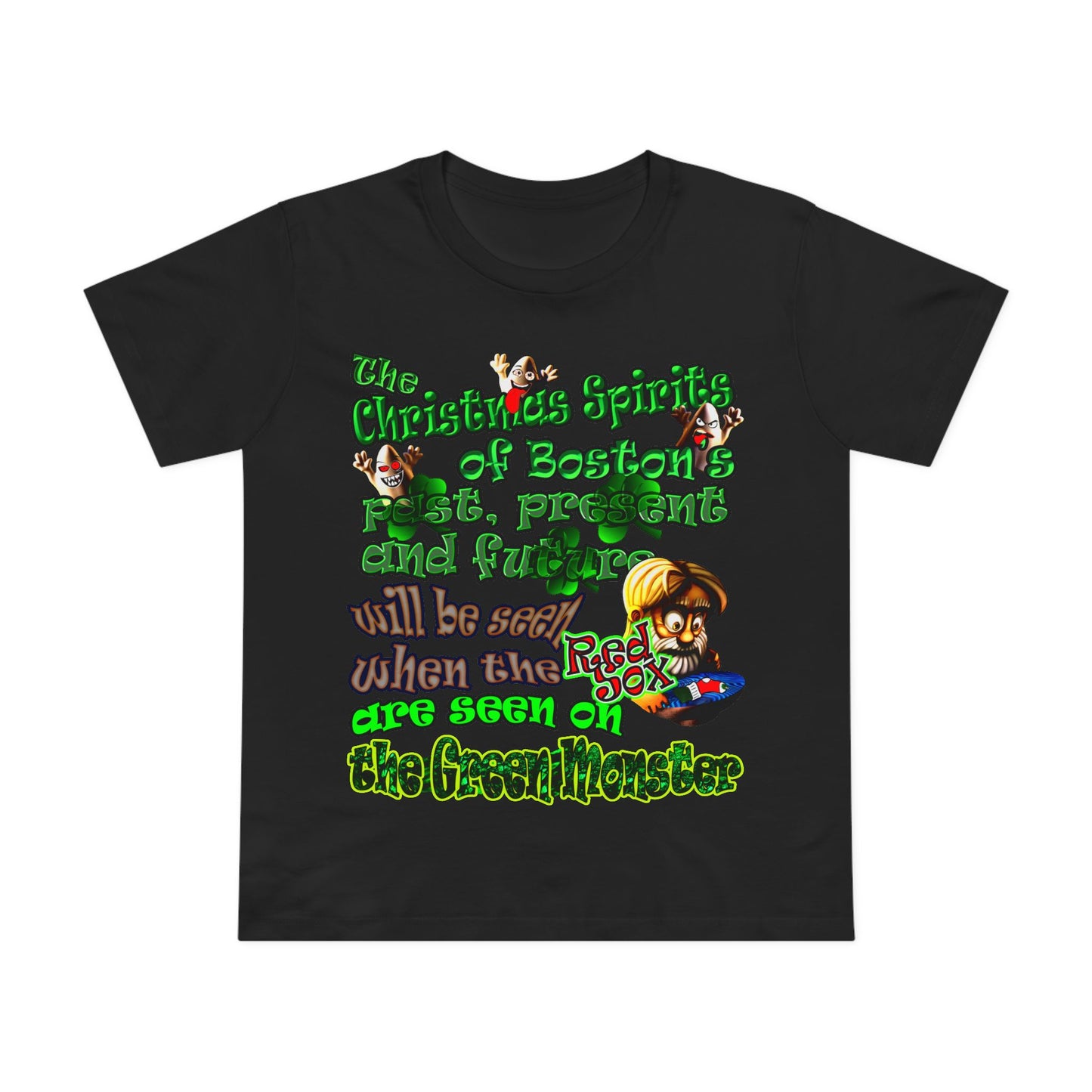 christmas spirits of boston - Women’s Maple Tee