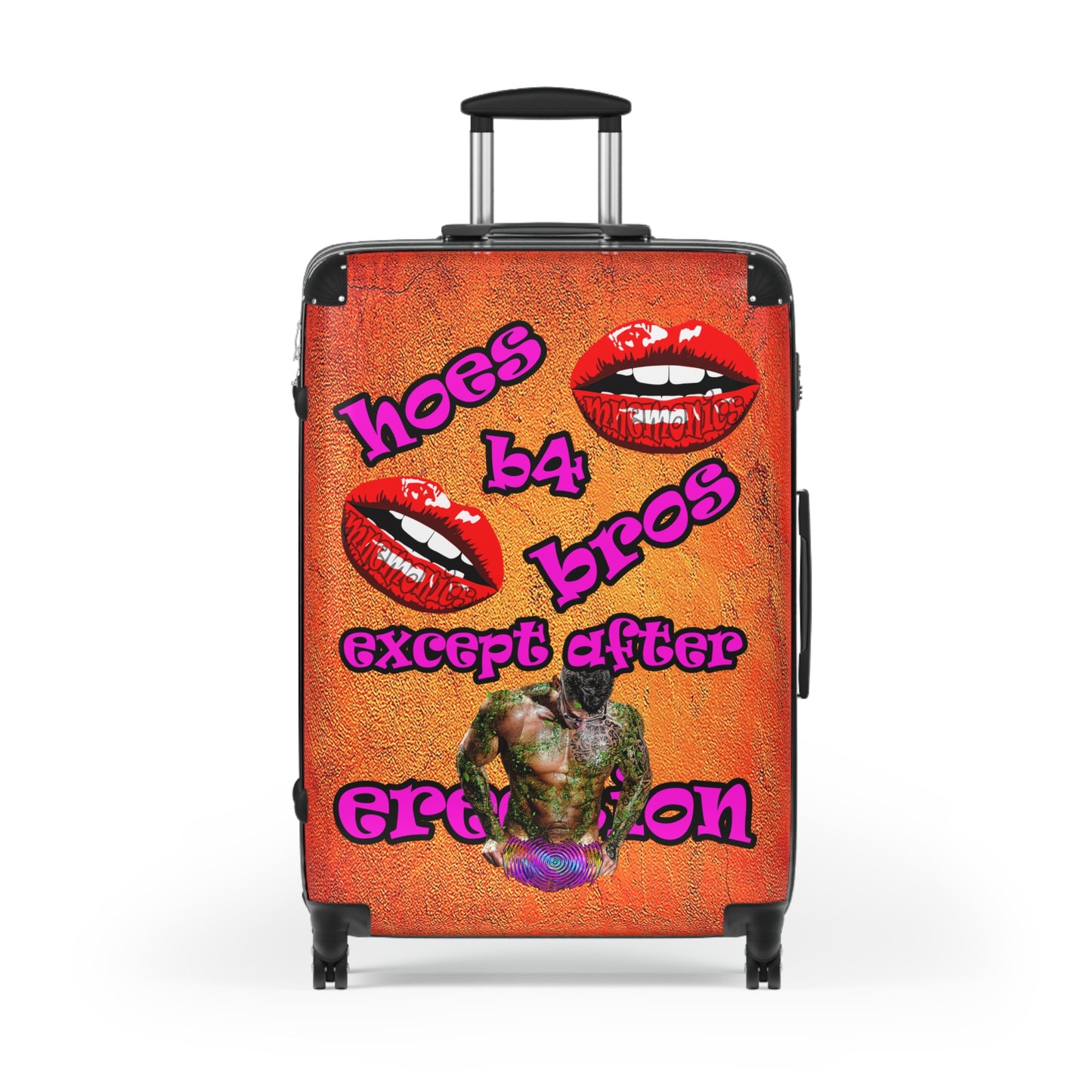 hoes b4 bros - Suitcase (burnt orange)