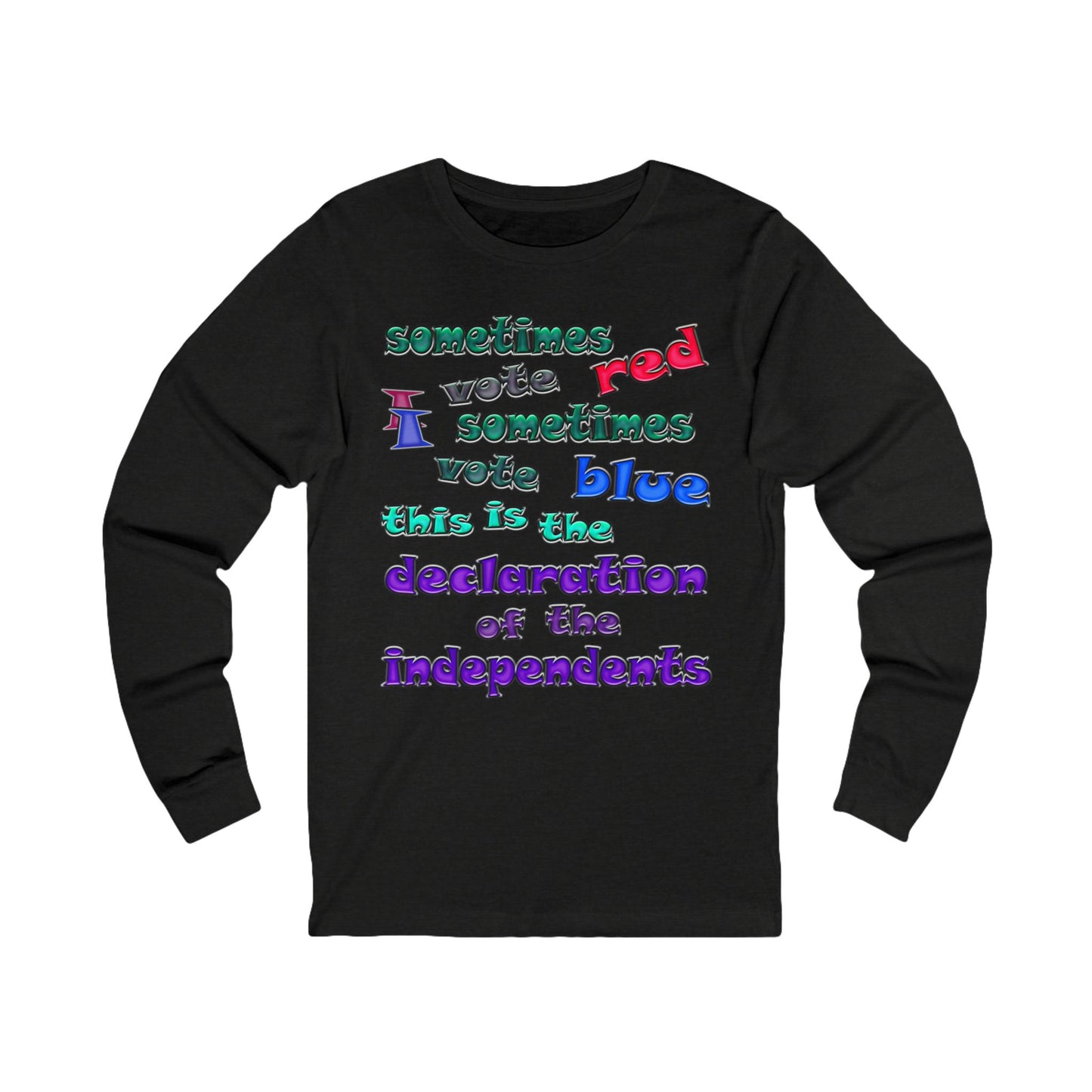 declaration of the independents - Unisex Jersey Long Sleeve Tee