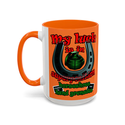 my luck - Accent Mug (crusta)
