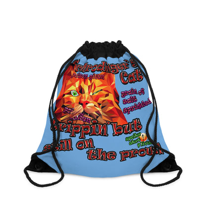 schrodinger's cat - Drawstring Bag (light blue)